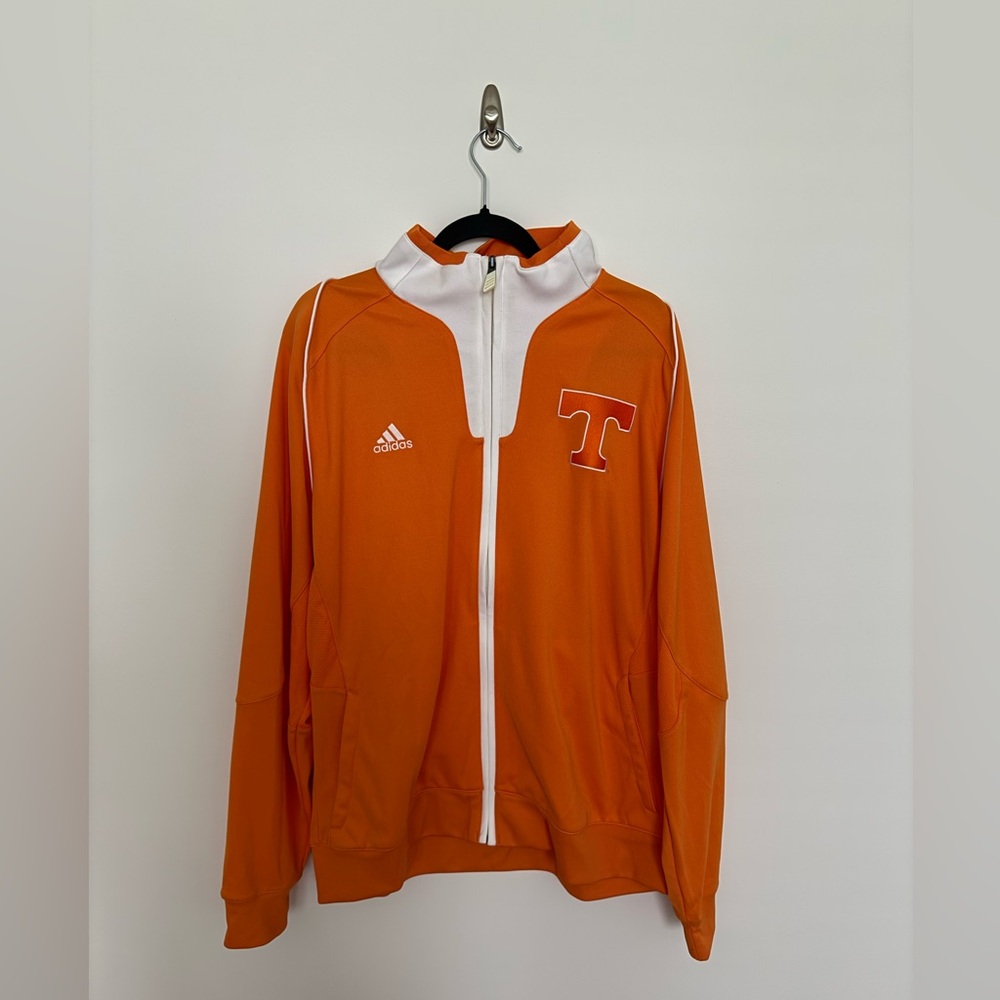 Tennessee Volunteers Jacket by Adidas | Full Zip Varsity Warmup | Mens Medium